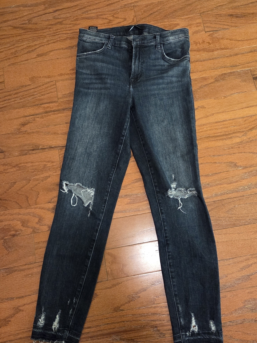 J Brand Distressed Dark Wash Jeans Size 28